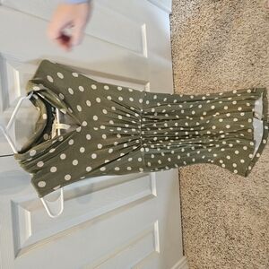 Green Polka Dot Dress